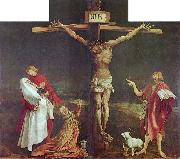 The Crucifixion, central panel of the Isenheim Altarpiece., Matthias Grunewald